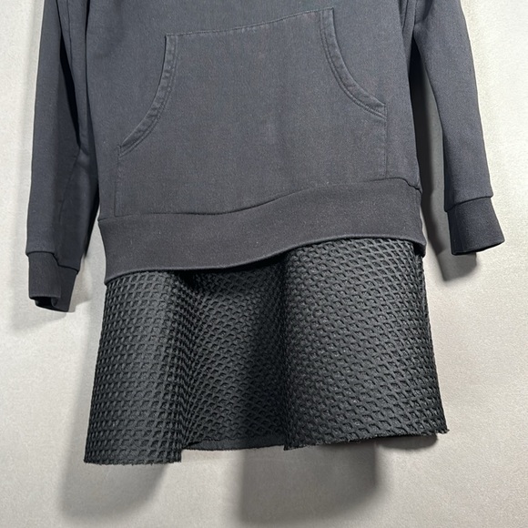 The Kooples Sport Black Hoodie with Integrated Skirt, From Movie Wardrobe - Picture 2 of 7